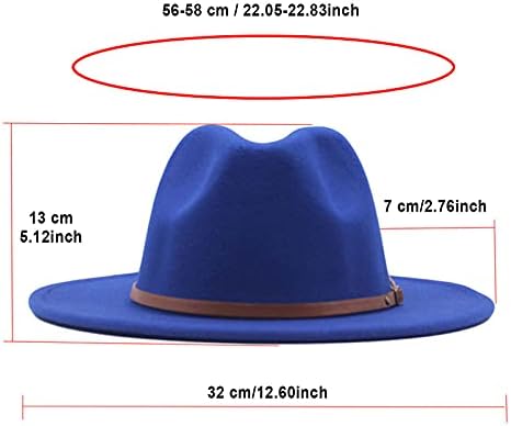 Panama Geniş Fedora geniş disk şapka Kemer Klasik Şapka Yün Toka Bayan beyzbol şapkası s Yürümeye Başlayan Hayvan