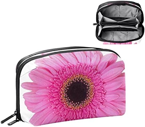 Kozmetik Çantası,Sevimli Ferah Makyaj Çantaları Seyahat Romantik Mor Gül Suluboya Çiçek makyaj çantası Aksesuarları