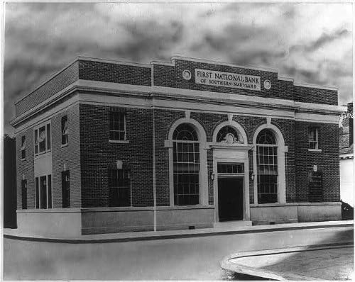 HistoricalFindings Fotoğraf: Güney Maryland Birinci Ulusal Bankası, Washington, DC?,1909-1932, Dış Görünüm